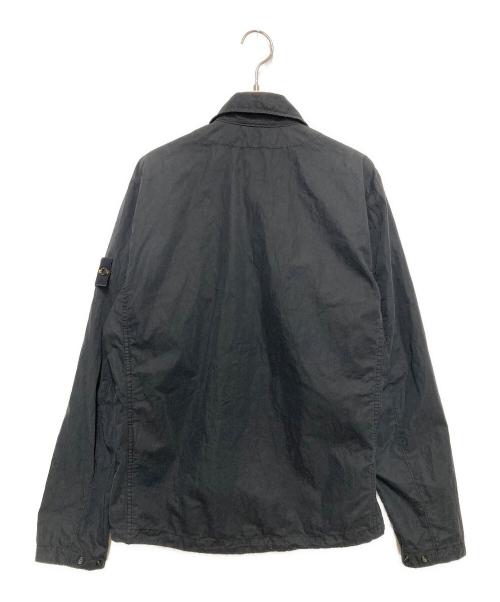 STONE ISLAND（ストーンアイランド）STONE ISLAND (ストーンアイランド) OVERSHIRT ブラック サイズ:Sの古着・服飾アイテム