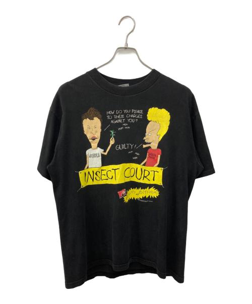 STANLEY DESANTIS（スタンリーデサンティス）STANLEY DESANTIS (スタンリーデサンティス) 90’s INSECT COURT Tee ブラック サイズ:Ｌの古着・服飾アイテム