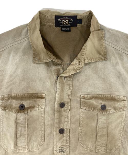 RRL（ダブルアールエル）RRL (ダブルアールエル) プルオーバーシャツ ベージュ サイズ:SIZE Sの古着・服飾アイテム