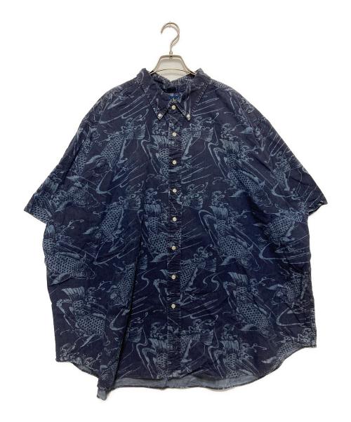 POLO RALPH LAUREN（ポロ・ラルフローレン）POLO RALPH LAUREN (ポロ・ラルフローレン) ボタンダウンシャツ ネイビー サイズ:SIZE 4XBの古着・服飾アイテム