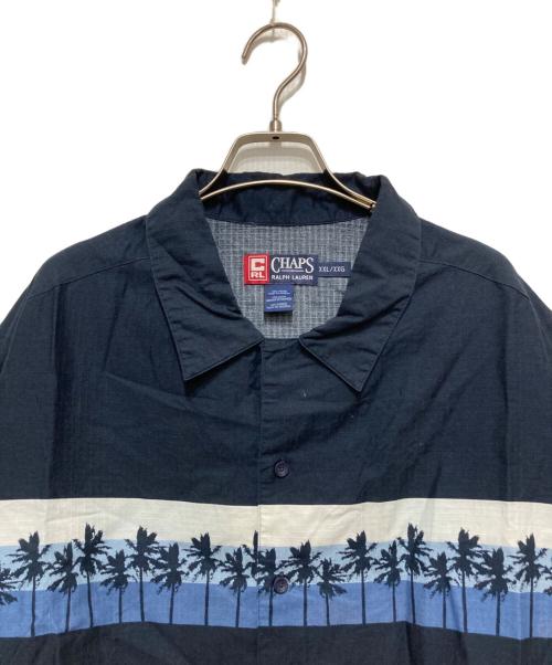 CHAPS RALPH LAUREN（チャップス ラルフローレン）CHAPS RALPH LAUREN (チャップス ラルフローレン) 半袖シャツ ネイビー サイズ:XXLの古着・服飾アイテム