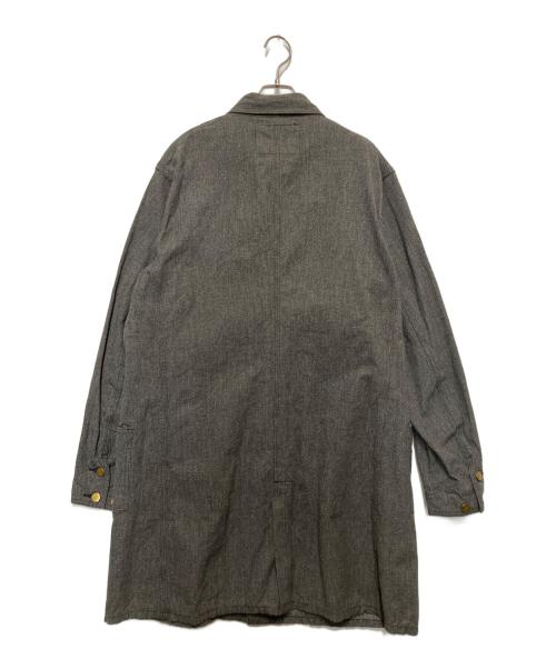 SUGAR CANE（シュガーケーン）SUGAR CANE (シュガーケーン) 10オンス コットンコバートレイルロードコート グレー サイズ:SIZE 42の古着・服飾アイテム
