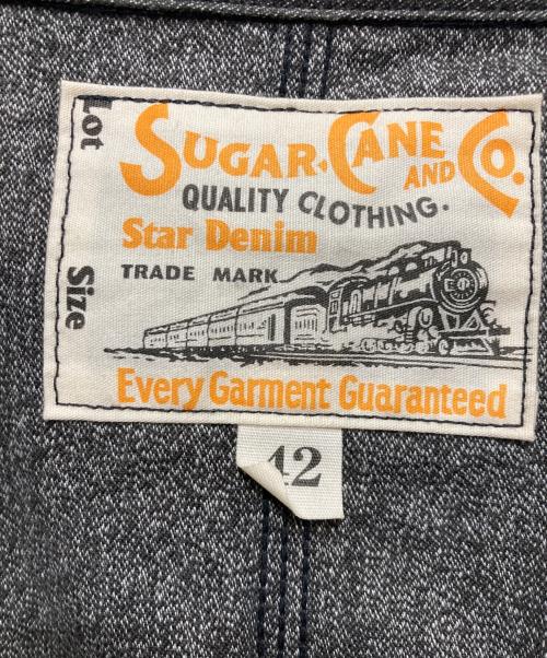 SUGAR CANE（シュガーケーン）SUGAR CANE (シュガーケーン) 10オンス コットンコバートレイルロードコート グレー サイズ:SIZE 42の古着・服飾アイテム