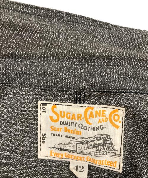 SUGAR CANE（シュガーケーン）SUGAR CANE (シュガーケーン) 10オンス コットンコバートレイルロードコート グレー サイズ:SIZE 42の古着・服飾アイテム