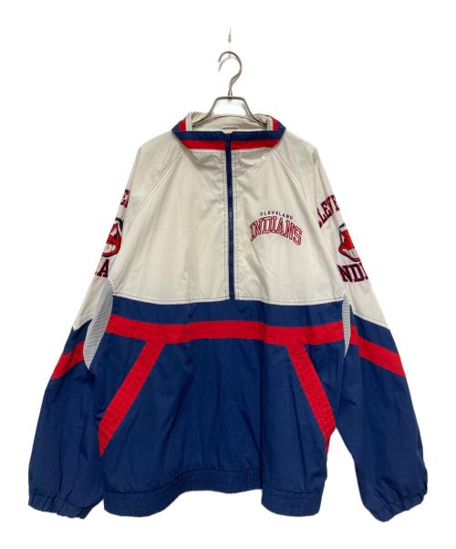 STARTER（スターター）STARTER (スターター) アノラックパーカー ホワイト×ブルー サイズ:XXLの古着・服飾アイテム