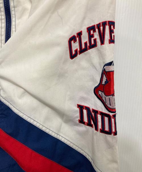 STARTER（スターター）STARTER (スターター) アノラックパーカー ホワイト×ブルー サイズ:XXLの古着・服飾アイテム