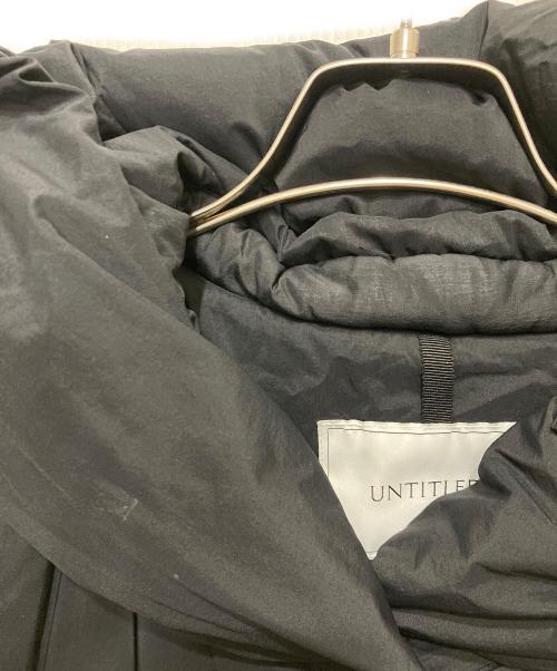 UNTITLED（アンタイトル）UNTITLED (アンタイトル) ダウンコート ブラック サイズ:SIZE 2の古着・服飾アイテム