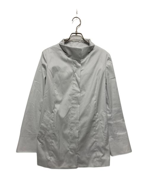 UNTITLED（アンタイトル）UNTITLED (アンタイトル) ハイネックショートジャケット グレー サイズ:SIZE 2の古着・服飾アイテム