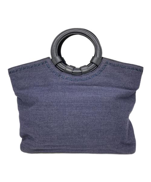 HUNTING WORLD（ハンティングワールド）HUNTING WORLD (ハンティングワールド) ハンドバッグ ネイビーの古着・服飾アイテム