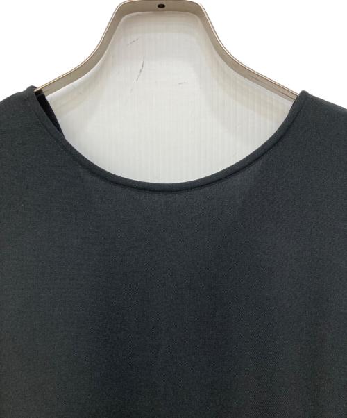 BEAUTY&YOUTH UNITED ARROWS（ビューティーアンドユースユナイテッドアローズ）BEAUTY&YOUTH UNITED ARROWS (ビューティーアンドユースユナイテッドアローズ) リネンライク ティアードノースリーブワンピース ブラック サイズ:FREEの古着・服飾アイテム