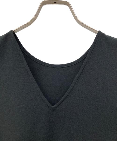 BEAUTY&YOUTH UNITED ARROWS（ビューティーアンドユースユナイテッドアローズ）BEAUTY&YOUTH UNITED ARROWS (ビューティーアンドユースユナイテッドアローズ) リネンライク ティアードノースリーブワンピース ブラック サイズ:FREEの古着・服飾アイテム