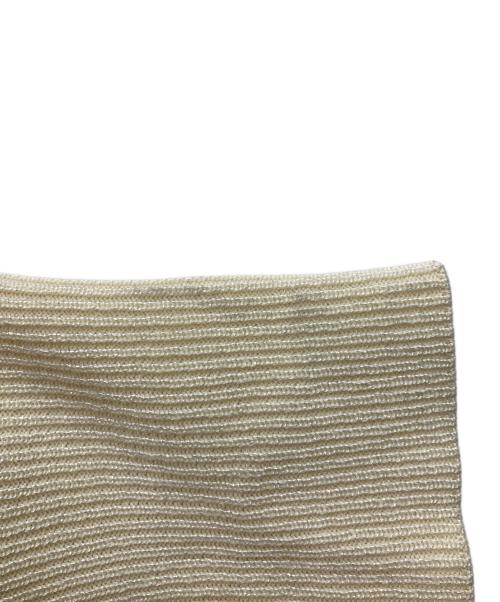 Spick and Span（スピック＆スパン）Spick and Span (スピックアンドスパン) ラメ深Vカーディガン ベージュ サイズ:FREEの古着・服飾アイテム