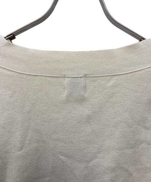 Spick and Span（スピック＆スパン）Spick and Span (スピックアンドスパン) ラメ深Vカーディガン ベージュ サイズ:FREEの古着・服飾アイテム