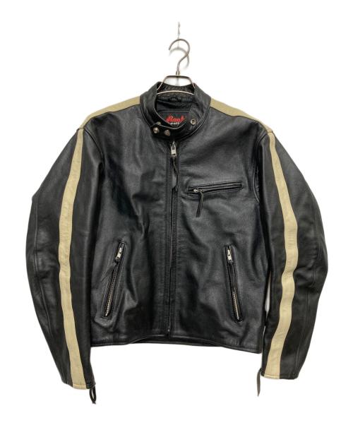 Rookie（ルーキー）Rookie (ルーキー) レザージャケット ブラック サイズ:XLの古着・服飾アイテム