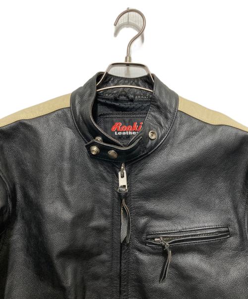 Rookie（ルーキー）Rookie (ルーキー) レザージャケット ブラック サイズ:XLの古着・服飾アイテム