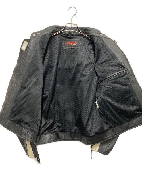 Rookie（ルーキー）Rookie (ルーキー) レザージャケット ブラック サイズ:XLの古着・服飾アイテム