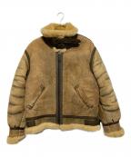 FREEDOMフリーダム）の古着「B-3ムートンジャケット」｜ブラウン