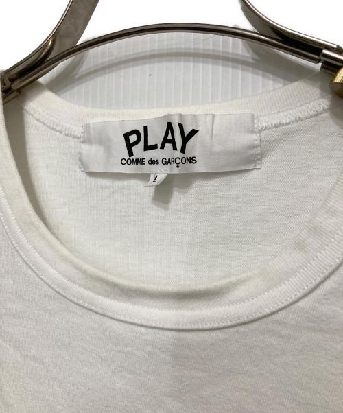 PLAY COMME des GARCONS（プレイコムデギャルソン）PLAY COMME des GARCONS (プレイコムデギャルソン) NIKE (ナイキ) Tシャツ ホワイト サイズ:Lの古着・服飾アイテム