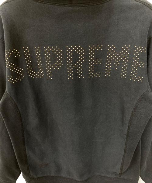SUPREME（シュプリーム）Supreme (シュプリーム) studded hooded sweatshirt ブラック サイズ:Sの古着・服飾アイテム