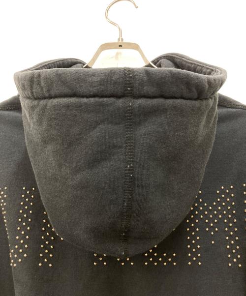 SUPREME（シュプリーム）Supreme (シュプリーム) studded hooded sweatshirt ブラック サイズ:Sの古着・服飾アイテム