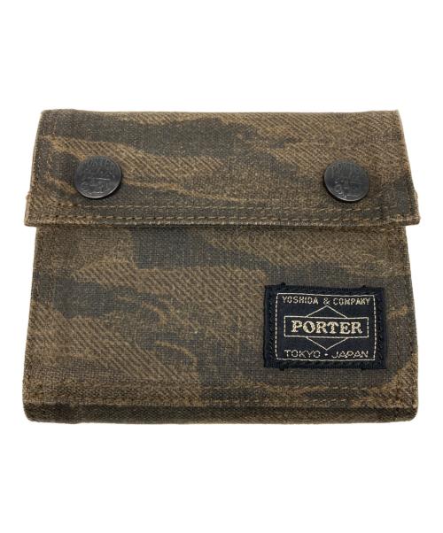 PORTER（ポーター）PORTER (ポーター) GREEN EYE WALLET グリーンの古着・服飾アイテム