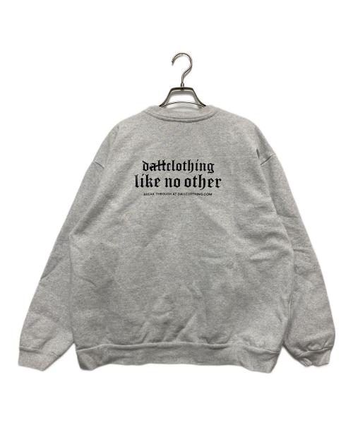 DALL（ダル）DALL (ダル) プリントスウェット グレー サイズ:XLの古着・服飾アイテム