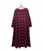 Omekashiオメカシ）の古着「チェックワンピース」｜レッド