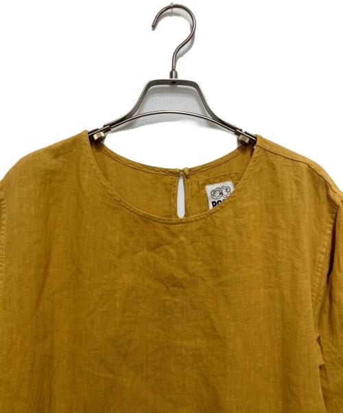 POOL SIDE（プールサイド）POOL SIDE (プールサイド) リネンワンピース イエロー サイズ:FREEの古着・服飾アイテム