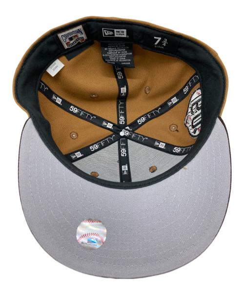 New Era（ニューエラ）New Era (ニューエラ) キャップ ブラウン サイズ:SIZE 7 3/4(61.5㎝)の古着・服飾アイテム