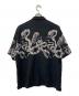 gold (ゴールド) “MONOTONE RATTLE SNAKE” OPEN SHIRT ブラック サイズ:Ｌ：20000円