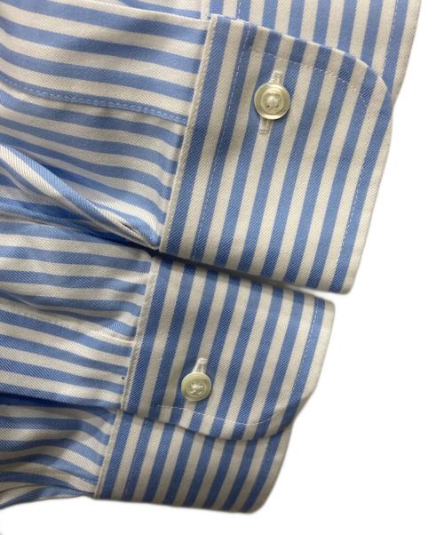 BROOKS BROTHERS（ブルックスブラザーズ）BROOKS BROTHERS (ブルックスブラザーズ) ボタンダウンストライプシャツ スカイブルー サイズ:141/2 未使用品の古着・服飾アイテム