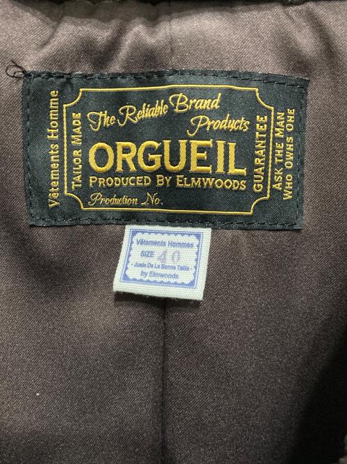 ORGUEIL（オルゲイユ）ORGUEIL (オルゲイユ) Ulster Jacket ブラウン サイズ:SIZE 40の古着・服飾アイテム