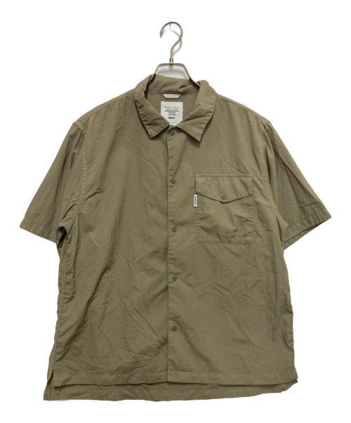 FIDELITY（フィデリティー）FIDELITY (フィデリティー) MARINE SHIRTS S/S ベージュ サイズ:Lの古着・服飾アイテム