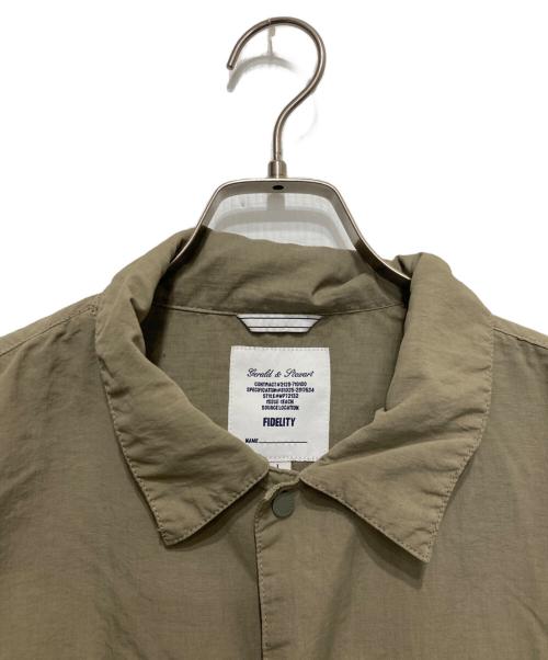 FIDELITY（フィデリティー）FIDELITY (フィデリティー) MARINE SHIRTS S/S ベージュ サイズ:Lの古着・服飾アイテム