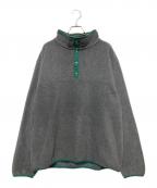 SEDAN ALL-PURPOSEセダンオールパーパス）の古着「FLEECE SNAP PULLOVER」｜グレー