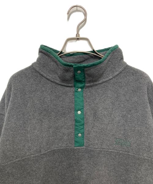 SEDAN ALL-PURPOSE（セダンオールパーパス）SEDAN ALL-PURPOSE (セダンオールパーパス) FLEECE SNAP PULLOVER グレー サイズ:Mの古着・服飾アイテム
