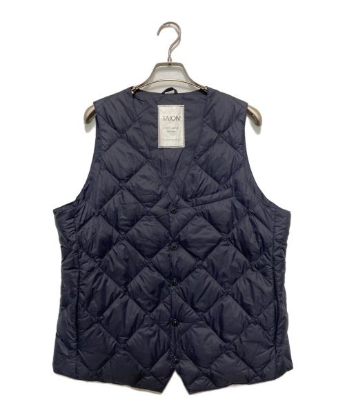 TAION（タイオン）TAION (タイオン) ダウンベスト ネイビー サイズ:Lの古着・服飾アイテム