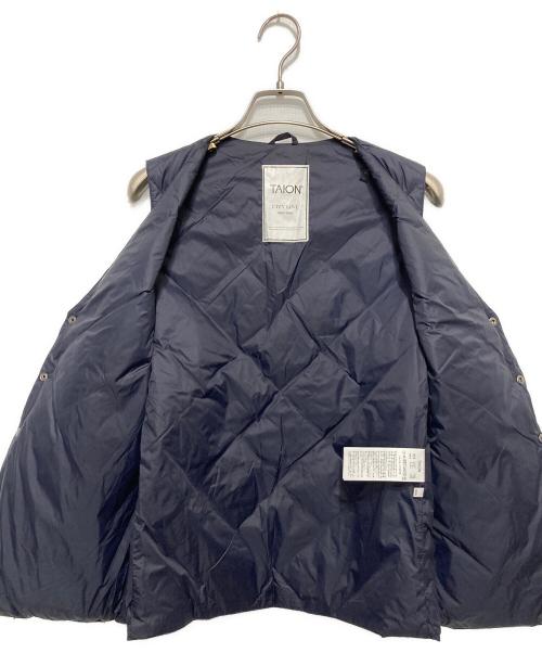 TAION（タイオン）TAION (タイオン) ダウンベスト ネイビー サイズ:Lの古着・服飾アイテム