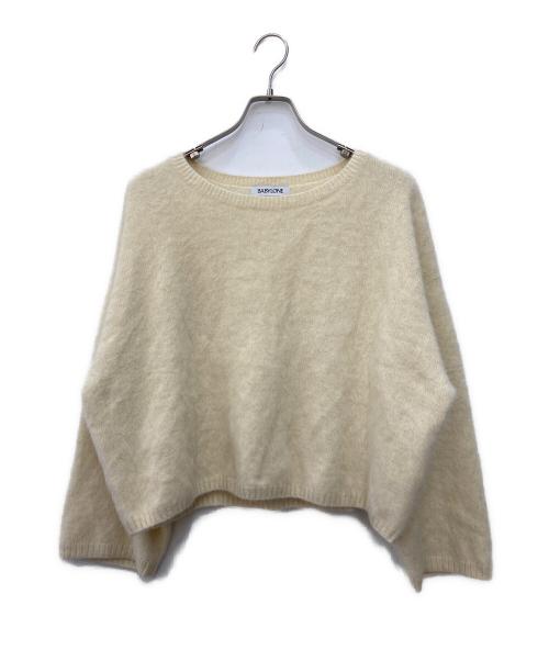 BABYLONE（バビロン）BABYLONE (バビロン) フォックスカシミヤニットプルオーバー ベージュ サイズ:Freeの古着・服飾アイテム