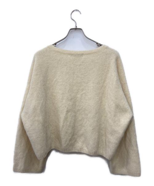 BABYLONE（バビロン）BABYLONE (バビロン) フォックスカシミヤニットプルオーバー ベージュ サイズ:Freeの古着・服飾アイテム