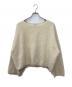 BABYLONE（バビロン）の古着「フォックスカシミヤニットプルオーバー」｜ベージュ