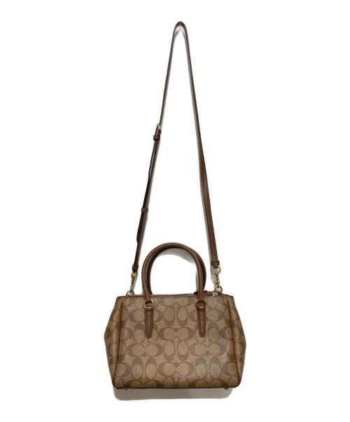 COACH（コーチ）COACH (コーチ) 2WAYショルダーバッグ ブラウンの古着・服飾アイテム