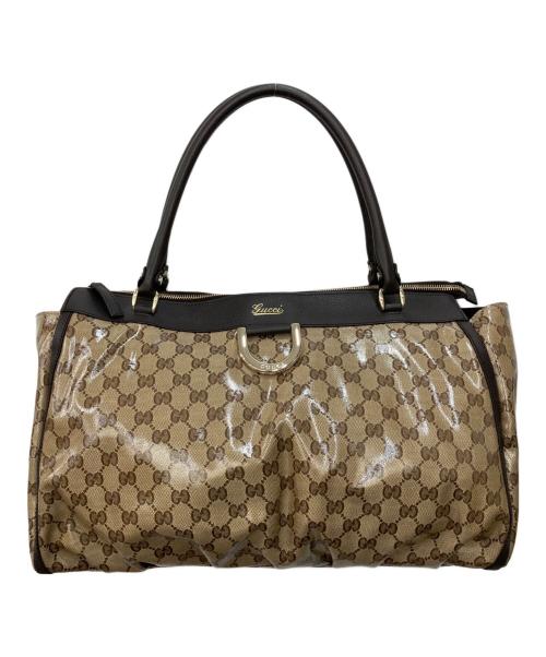 GUCCI（グッチ）GUCCI (グッチ) アビートートバッグ ブラウンの古着・服飾アイテム