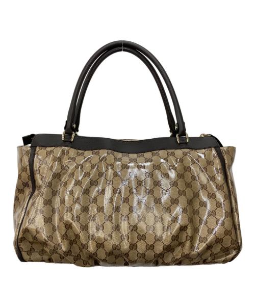 GUCCI（グッチ）GUCCI (グッチ) アビートートバッグ ブラウンの古着・服飾アイテム