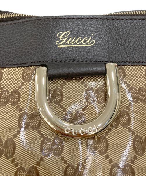 GUCCI（グッチ）GUCCI (グッチ) アビートートバッグ ブラウンの古着・服飾アイテム