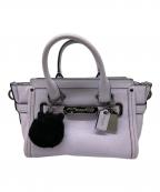 COACHコーチ）の古着「2WAYショルダーバッグ」｜パープル