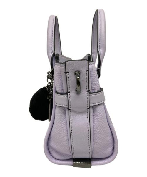 COACH（コーチ）COACH (コーチ) 2WAYショルダーバッグ パープルの古着・服飾アイテム
