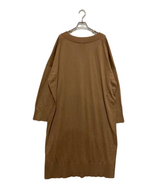 ATON（エイトン）ATON (エイトン) SUVIN COTTON OVERSIZED DRESS ブラウン サイズ:SIZE 2の古着・服飾アイテム