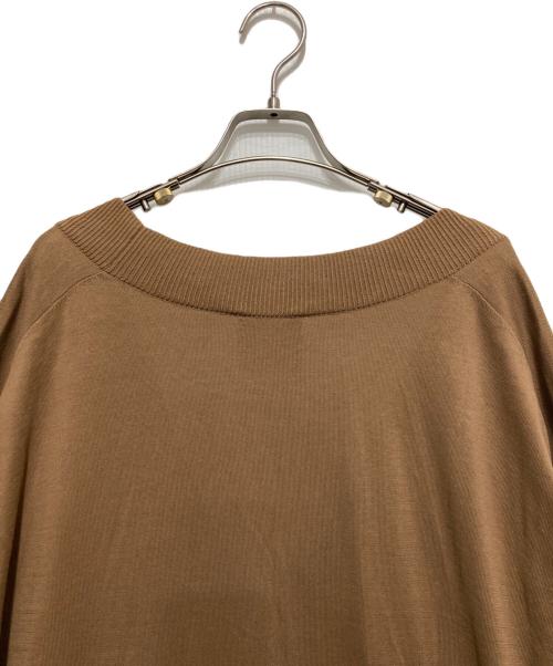 ATON（エイトン）ATON (エイトン) SUVIN COTTON OVERSIZED DRESS ブラウン サイズ:SIZE 2の古着・服飾アイテム