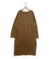 ATON (エイトン) SUVIN COTTON OVERSIZED DRESS ブラウン サイズ:SIZE 2：4000円